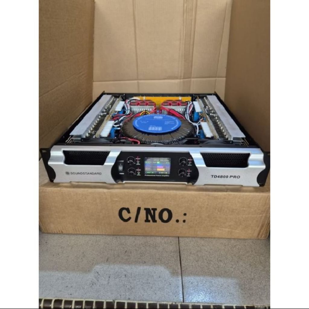 POWER AMPLIFIER SOUNDSTANDARD TD4800/TD 4800 4 CHANNEL 4 x 800 watt