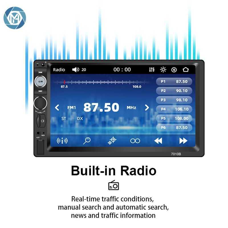 Tape Mobil Android 7 Inch BQCC F7010C | 2DIN Layar Sentuh Wireless CarPlay & Android Auto