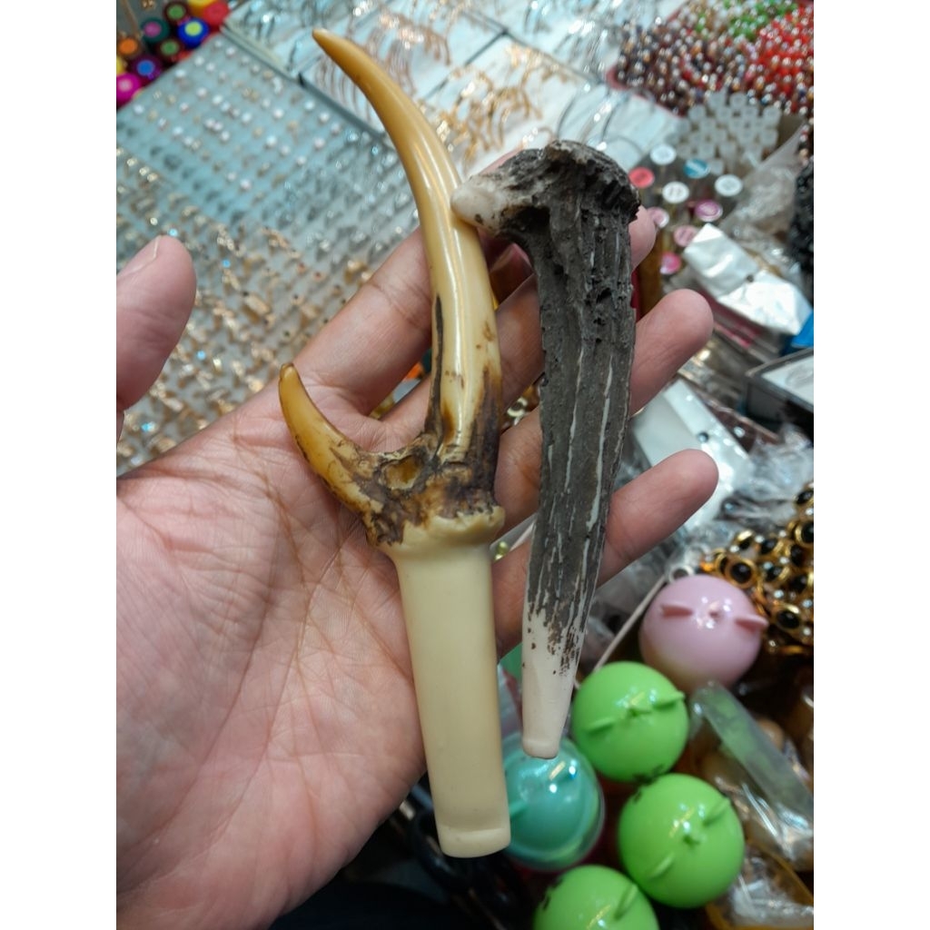 pipa menjangan ,once menjangan ,once  alami ,pipa tanduk menjanganbahan gagang keris once bahan alam