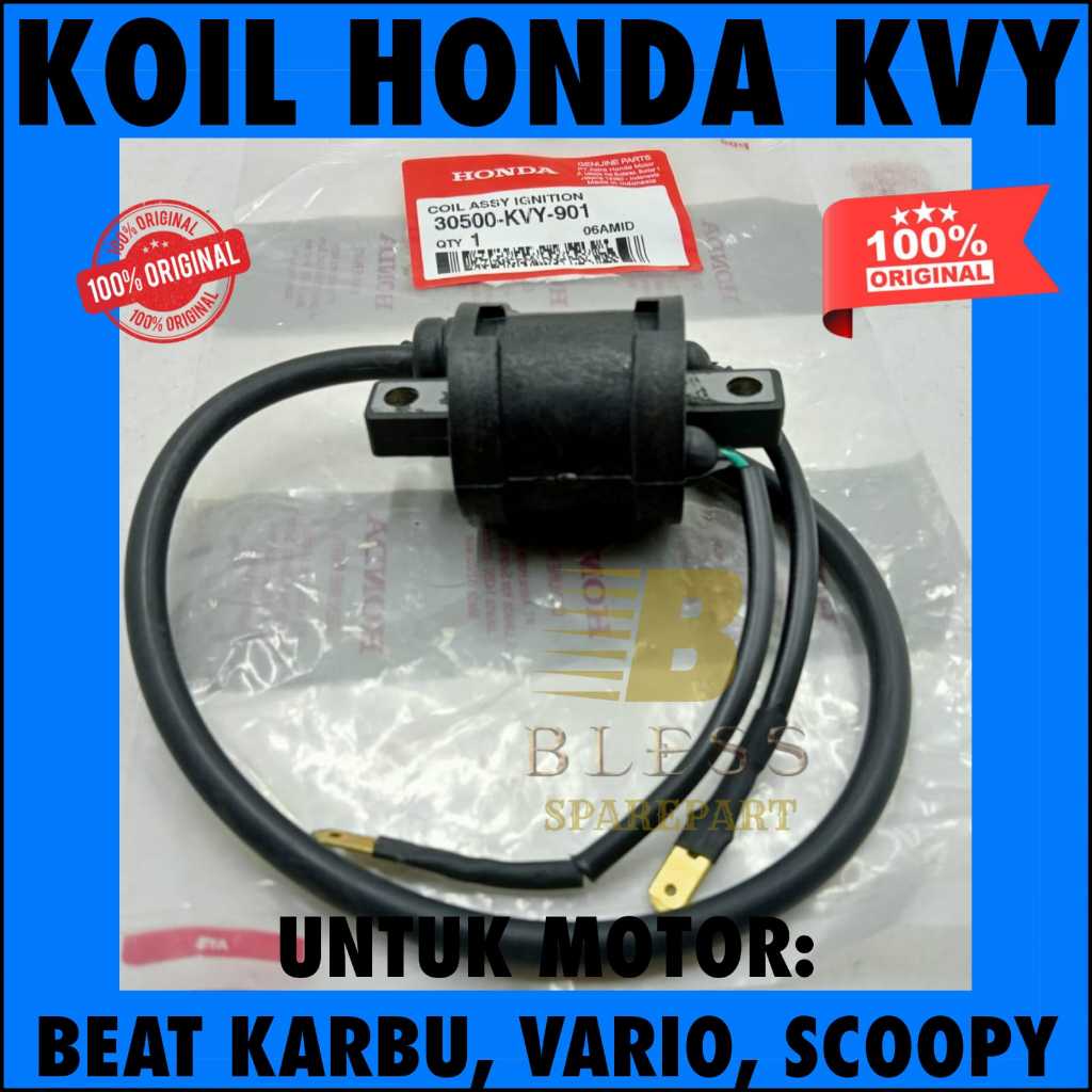 KOIL KODE KVY MOTOR BEAT VARIO SCOOPY SPACY KARBU IGNITION KOIL