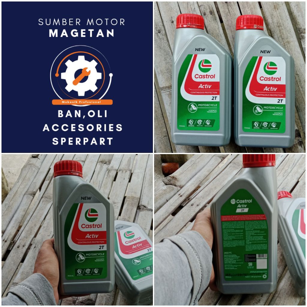 OLI CASTROL 2T Oli Castrol 2tak Low Smoke Oli Samping 700ml Original