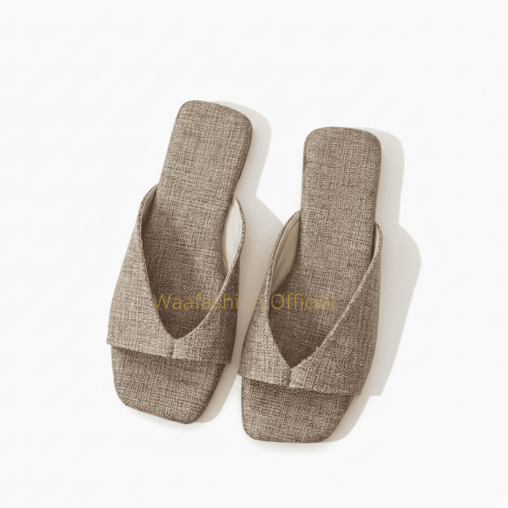 Sandal Kain Wanita ANARA Korea Style Elegan Empuk Kekinian Stylish Casual Anti Slip Size 37-41