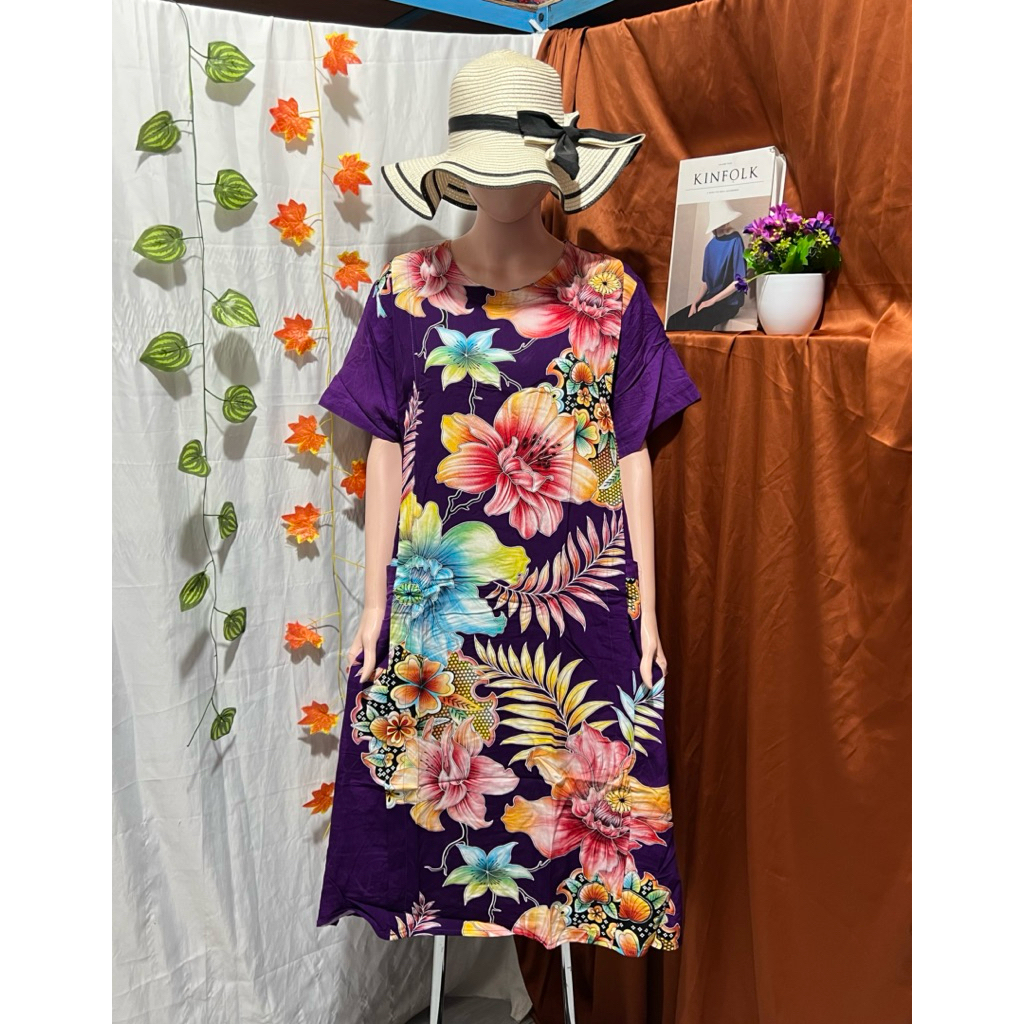 Daster Kencana Ungu Label Biru DS 25 Non Busui Daster Kencana Ungu Label Biru DS Elsa