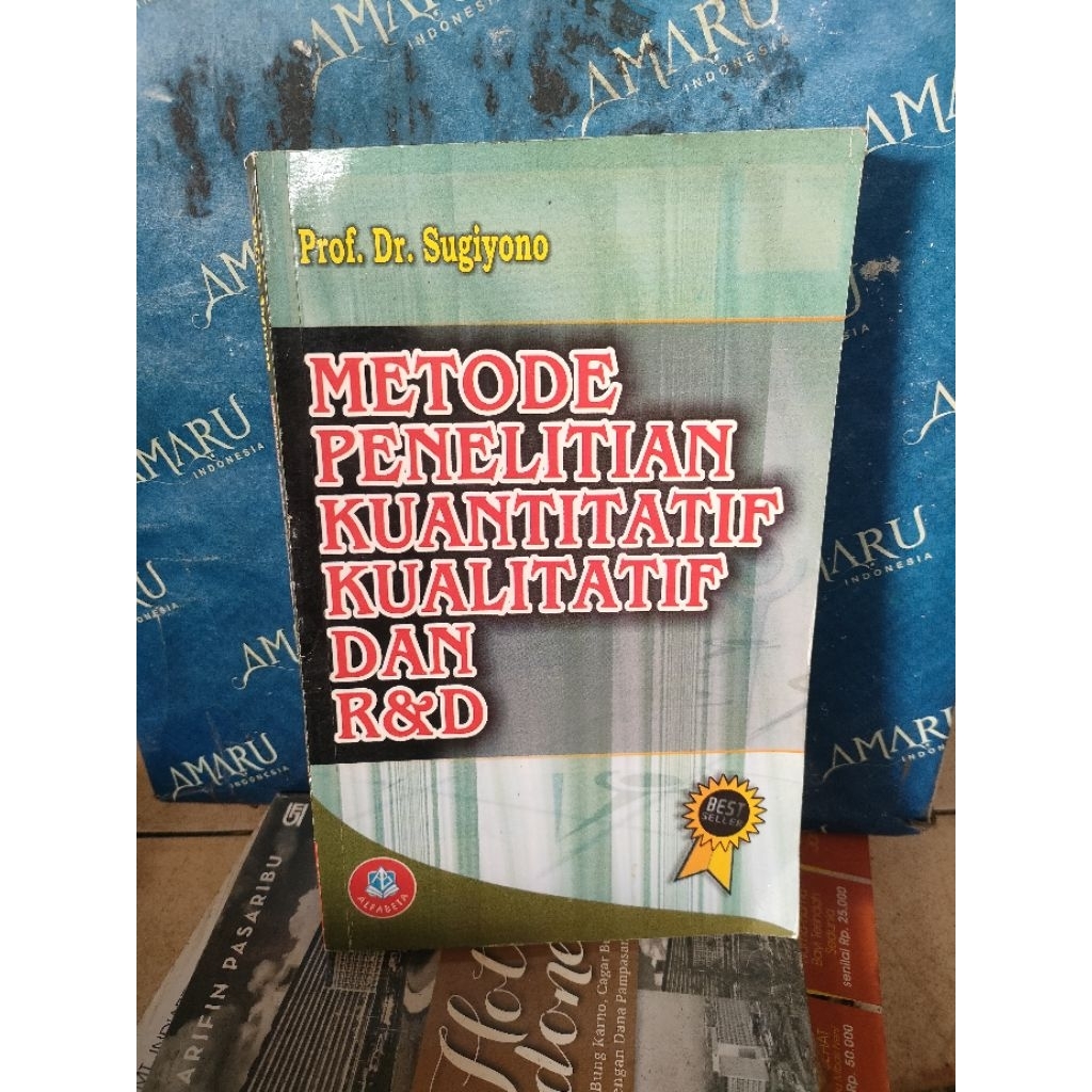 BUKU BEKAS METODE PENELITIAN KUANTITATIF KUALITATIF DAN R&D