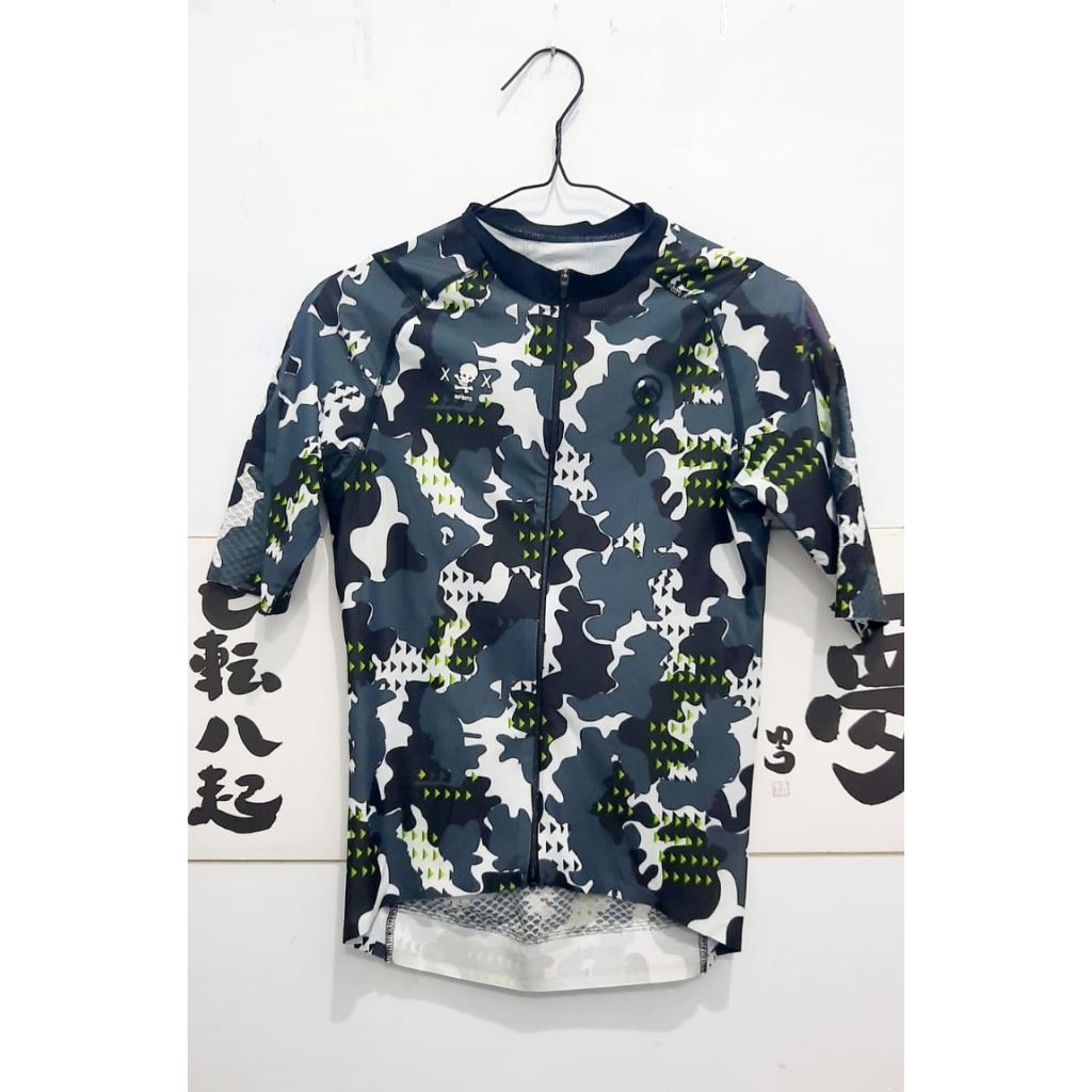 Jersey Sepeda Monton Infinite Grey Army XL Second