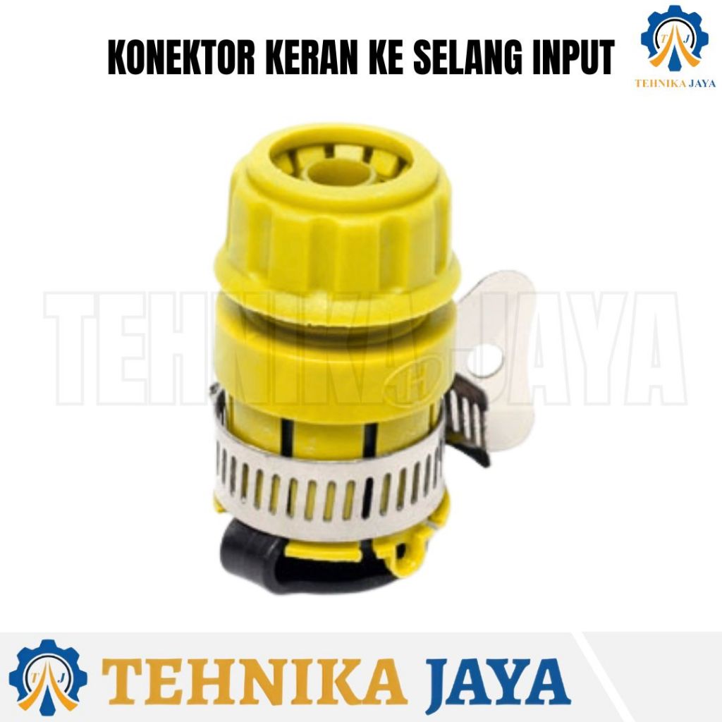 sambungan selang ke keran air