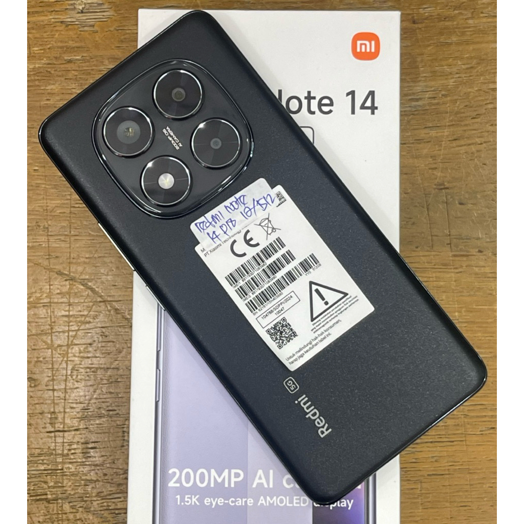 Hp Second Redmi Note 14 Pro 5G 12GB/512GB Fullset Garansi