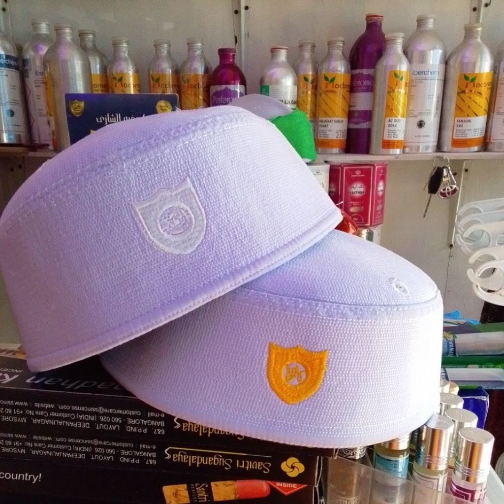 peci songkok malaysia putih tebal anak2 dewasa