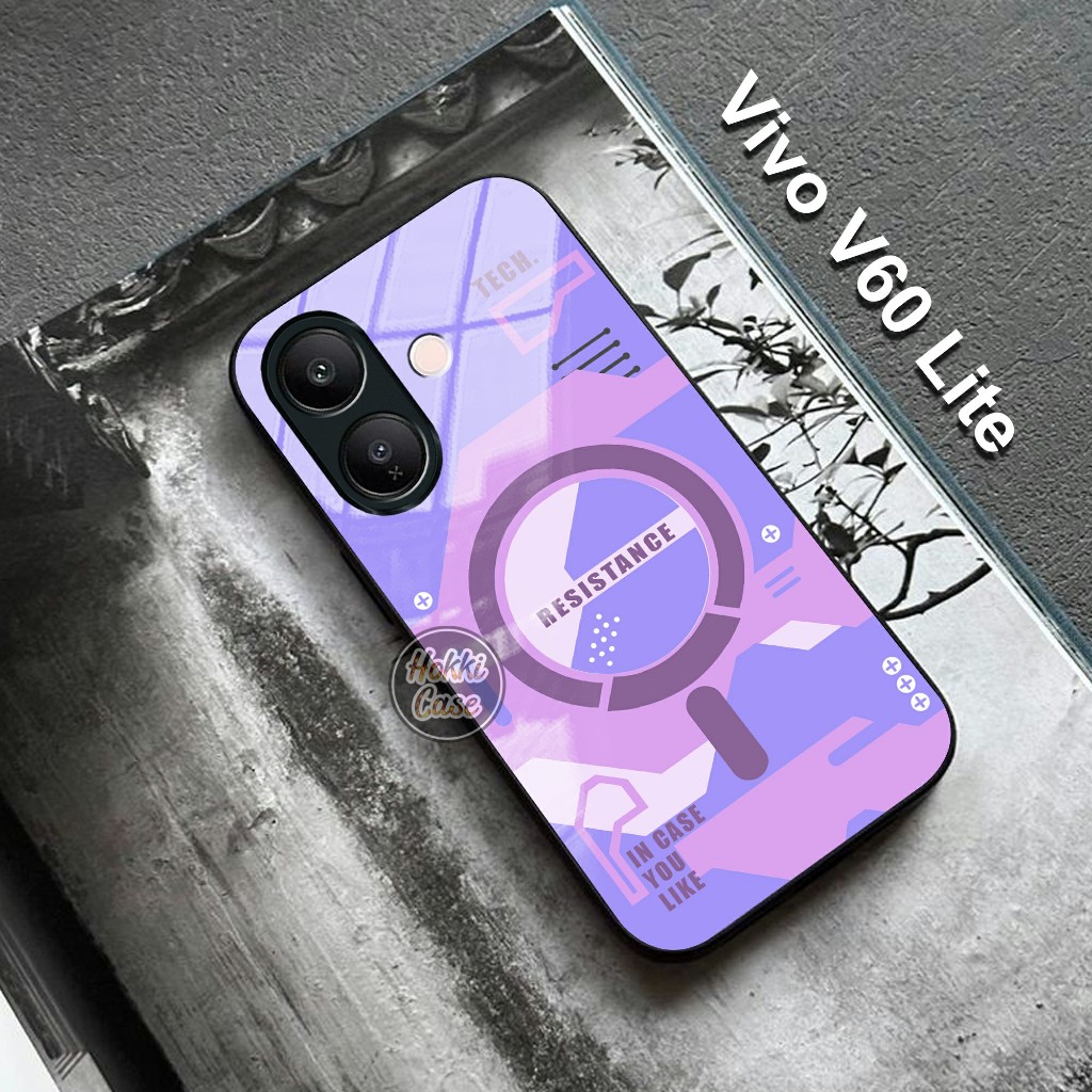 Case Vivo V60 Lite - Softcase Glass Vivo V60 Lite - Casing Hp Vivo V60 Lite 5G - Silicon For Vivo V6