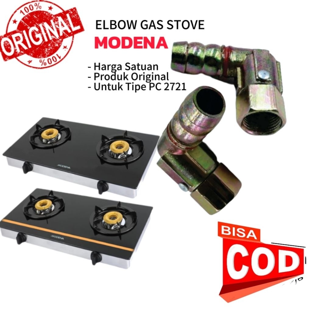 Elbow Kompor Modena pc 2721- Hose End Kompor Modena - Sambungan Kompor Modena pc 2721 Original