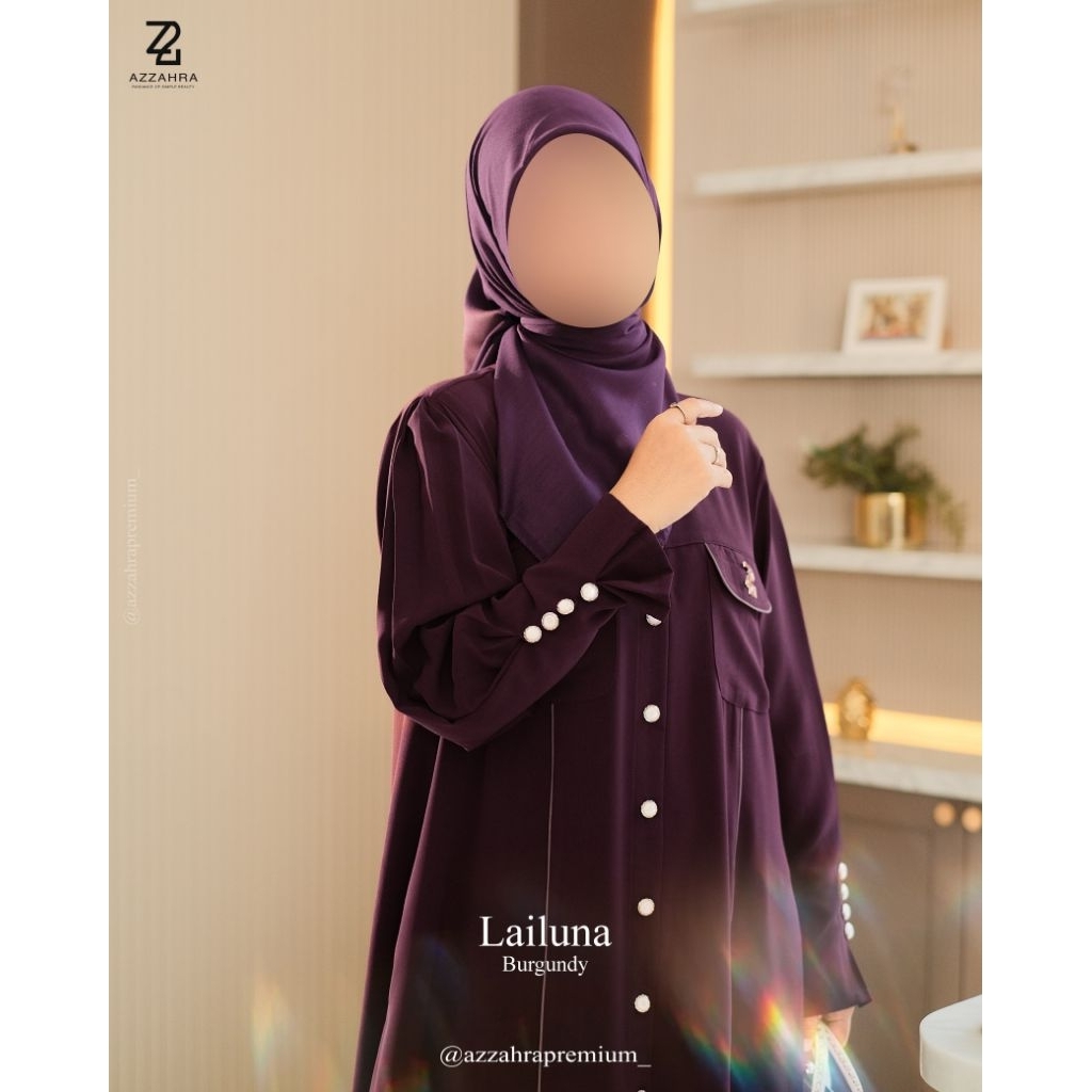 AZZAHRA/Lailuna dress by Azzahra/Dress premium/Dress terbaru/Dress elegant