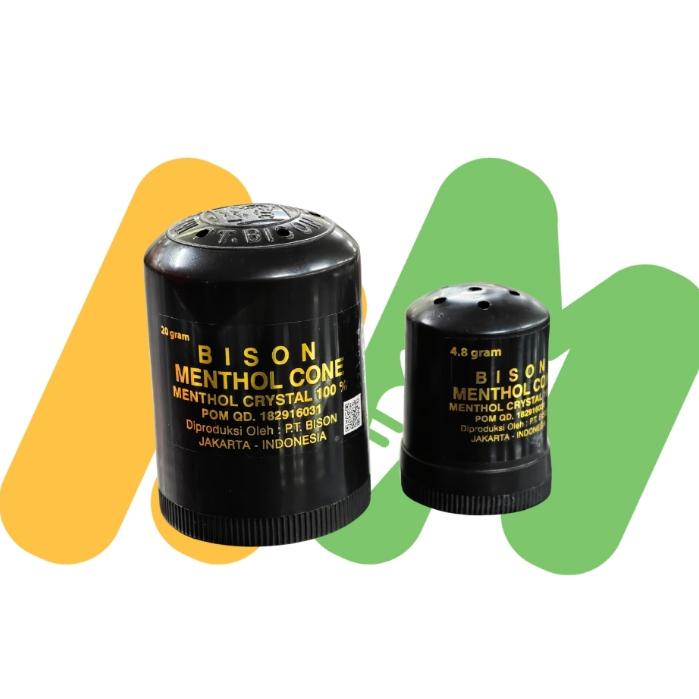 BISON MENTHOL CONE HITAM / INHALER MENTHOL BISON