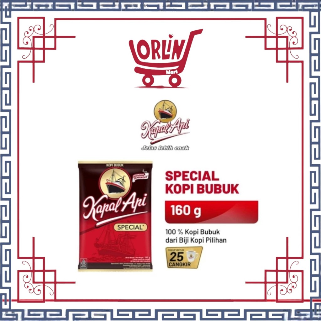 KOPI KAPAL API SPECIAL 160GR/KOPI/KOPI HITAM/KAPAL API