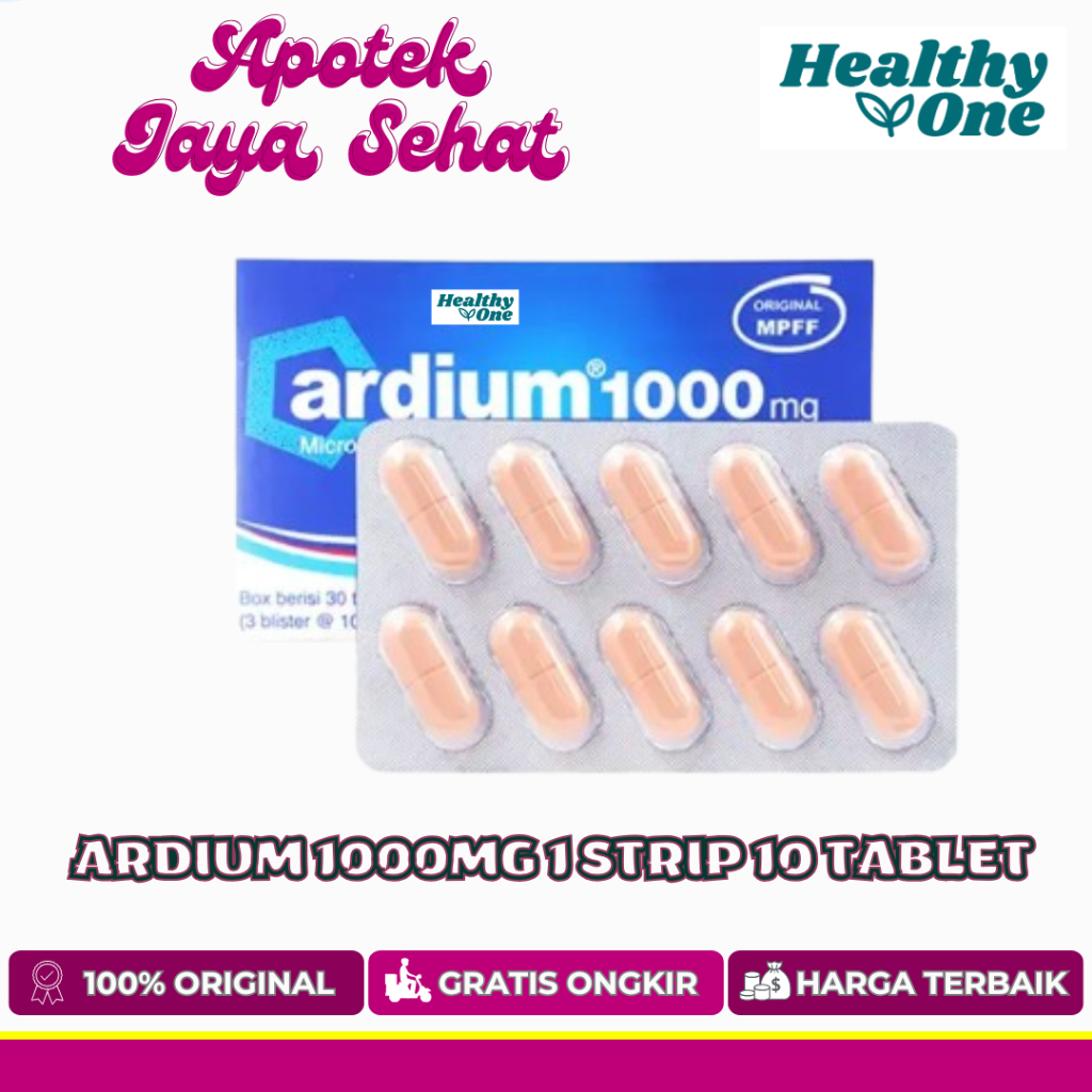 ARDIUM 1000MG PER 1 STRIP