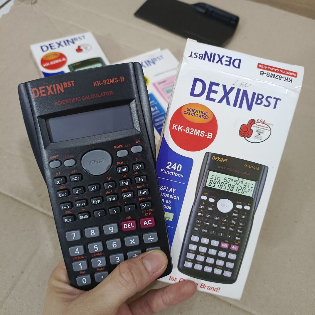 Kalkulator Sekolah Kalkulator Akuntansi Dexin Scientific Calculator Warna Random