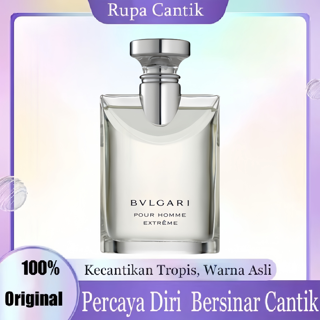 100% Original/Bvlgari Pour Homme Extreme Man EDT 100ML/parfum pria tahan lama 24 jam