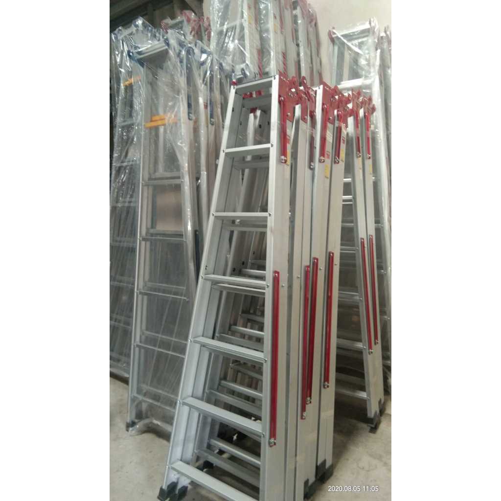 Tangga lipat aluminium 2 meter