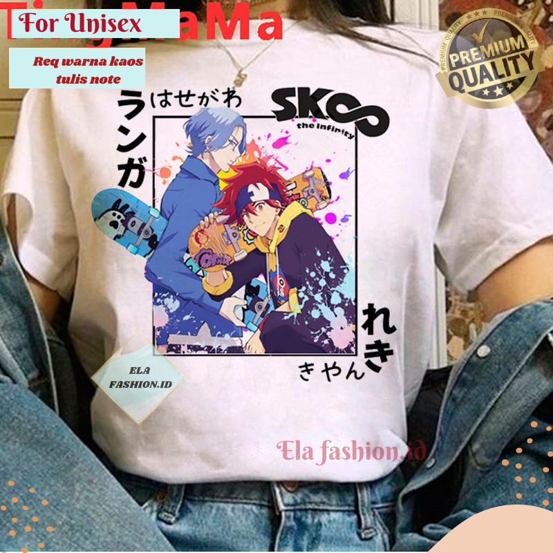 Kaos Anime SK8 The Infinity T Shirt - Baju Custom Anime