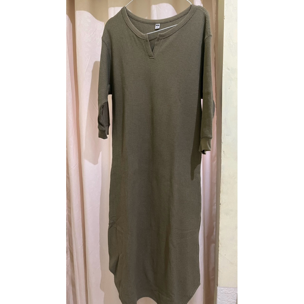 Dress Knit Waffle Uniqlo
