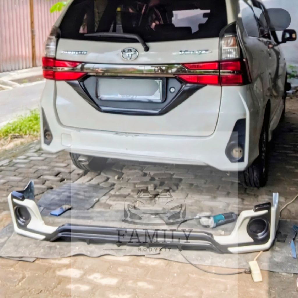 Bodykit Belakang Avanza Veloz GR 2019-2020 Bahan Fiber Presisi Cat Dasaran (Epoxy)
