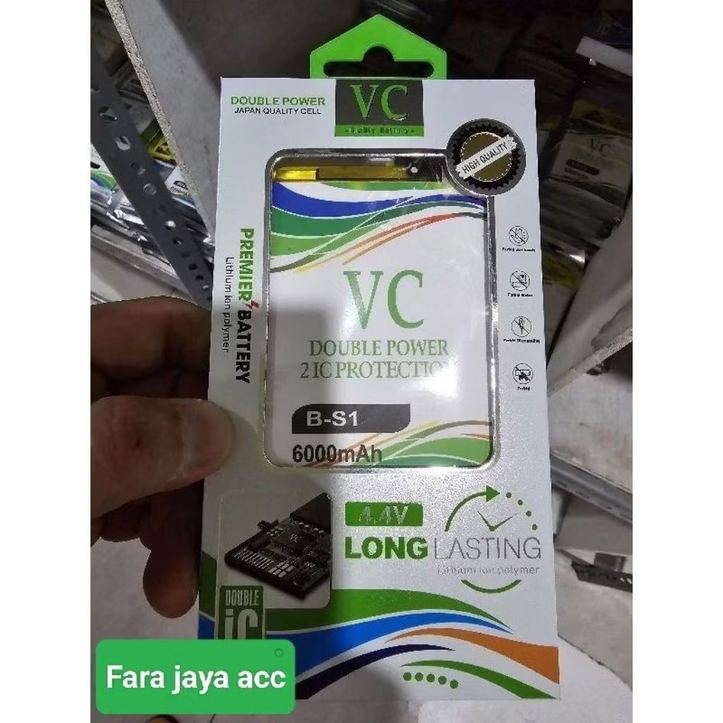 Baterai Vivo Double Power VC B-S1 For Vivo Y21/Y21A/Y21T/Y21S/Y33S 4G/Y33T Model: B-S1 Double Power 