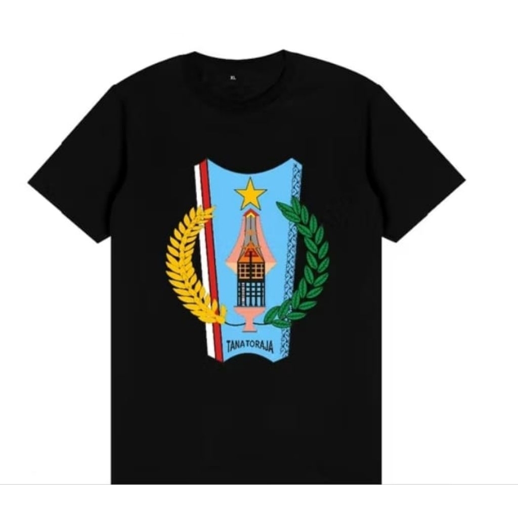 Kaos Logo Tana Toraja Kaos Distro Unisex