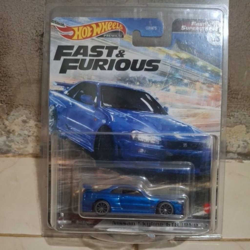 Hot wheels fast and furious nissan skyline gtr bnr34