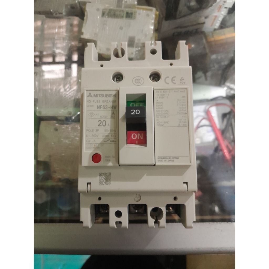 Mccb Nfb Mitsubishi NF63-HW 20A 3P