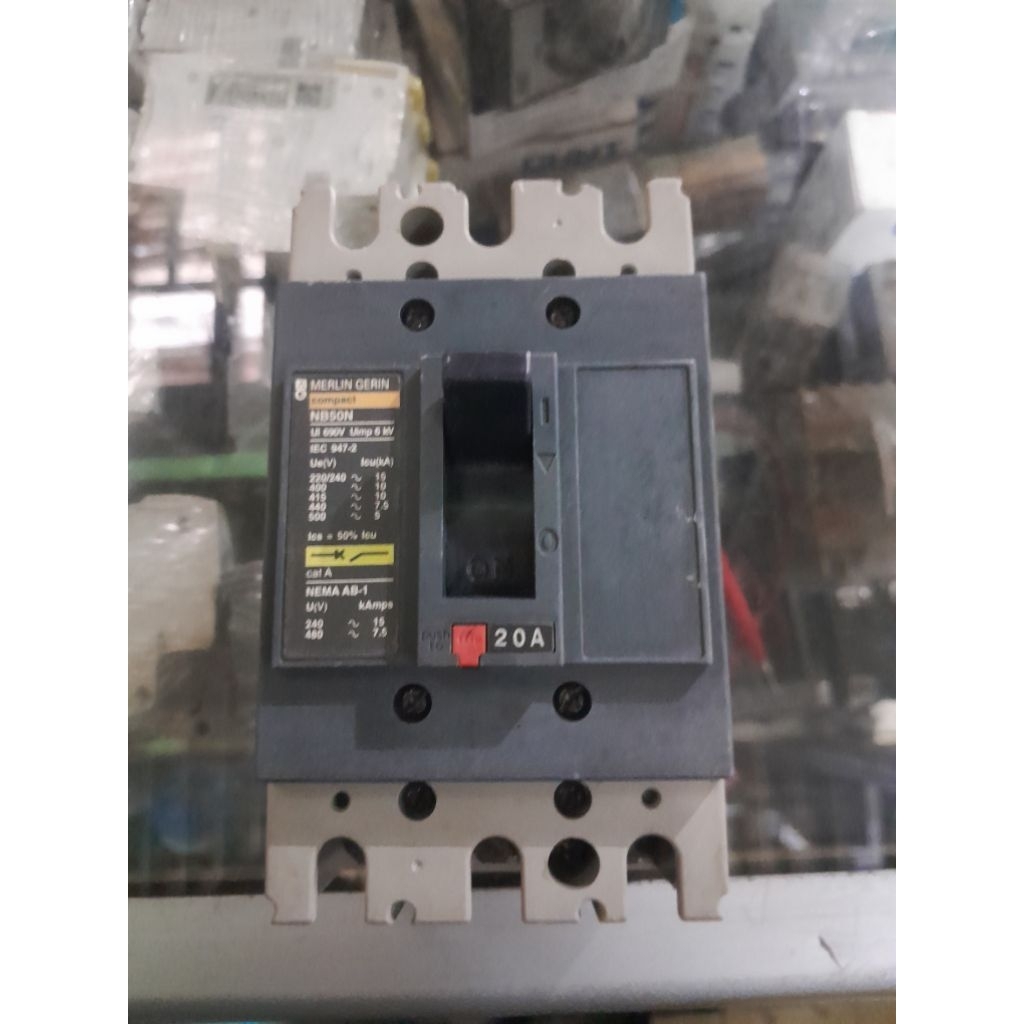 Mccb Nfb Merlin Gerin NB50N 20A 3P
