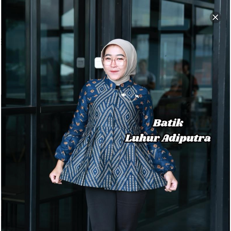 Baju Batik Wanita Bramasta Katun Prima premium Anak Muda Modern
