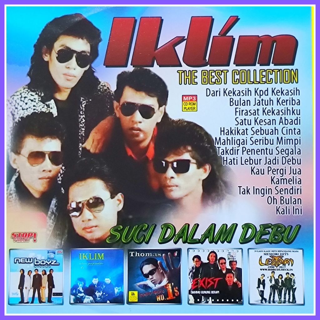 Kaset MP3 Audio 159 Lagu Pop Malaysia Iklim - New Boyz - Exist - Lestari Album Pilihan Lengkap
