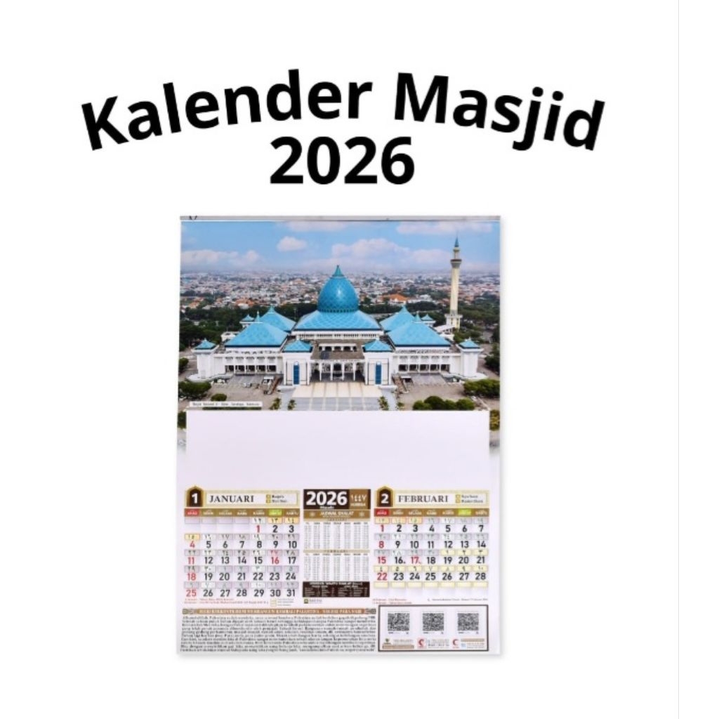 KALENDER DINDING MASJID 2026