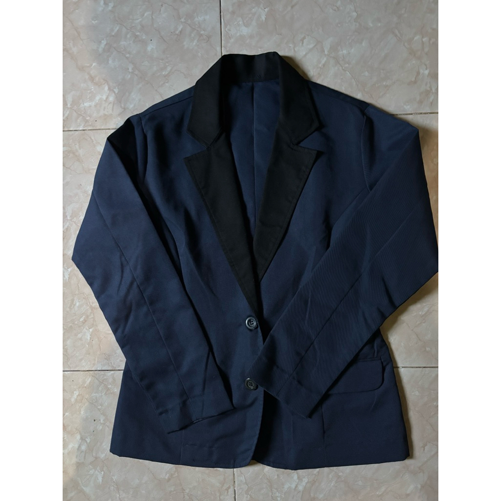 Preloved Jas Wanita Warna Hitam Navy Uk M