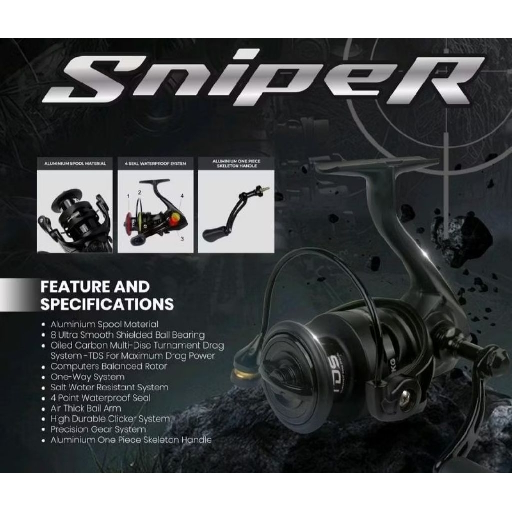 reel pancing Go strike sniper 4000