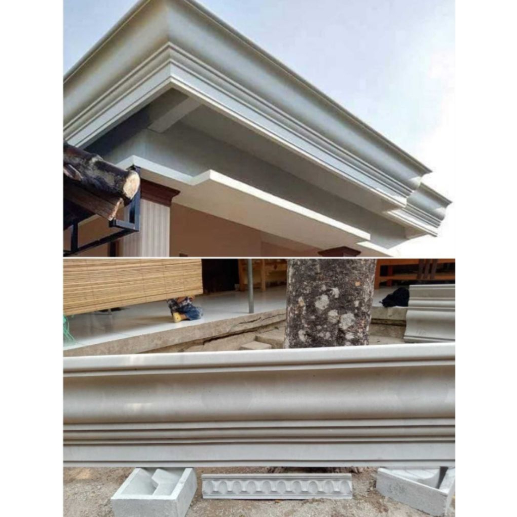 Lisplang beton grc profil