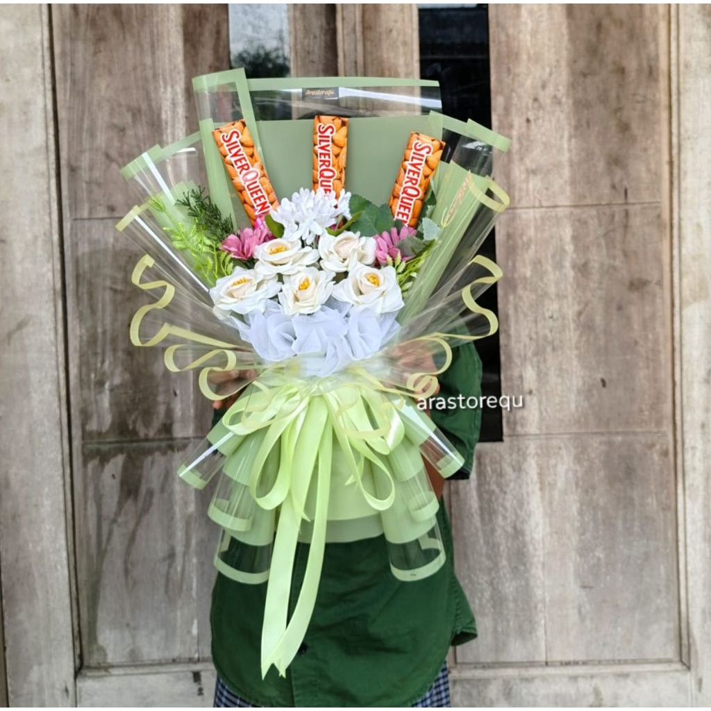buket/bouqet bunga coklat