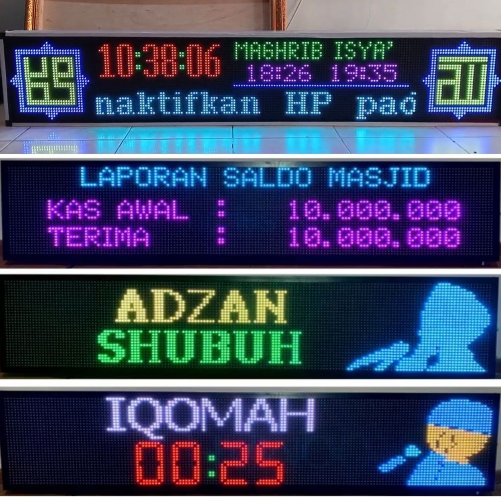 CONTROLLER JWS MURAH P10RGB MULTI PANEL 2X1 SAMPAI 2X6 BISA AUTO TARTIL