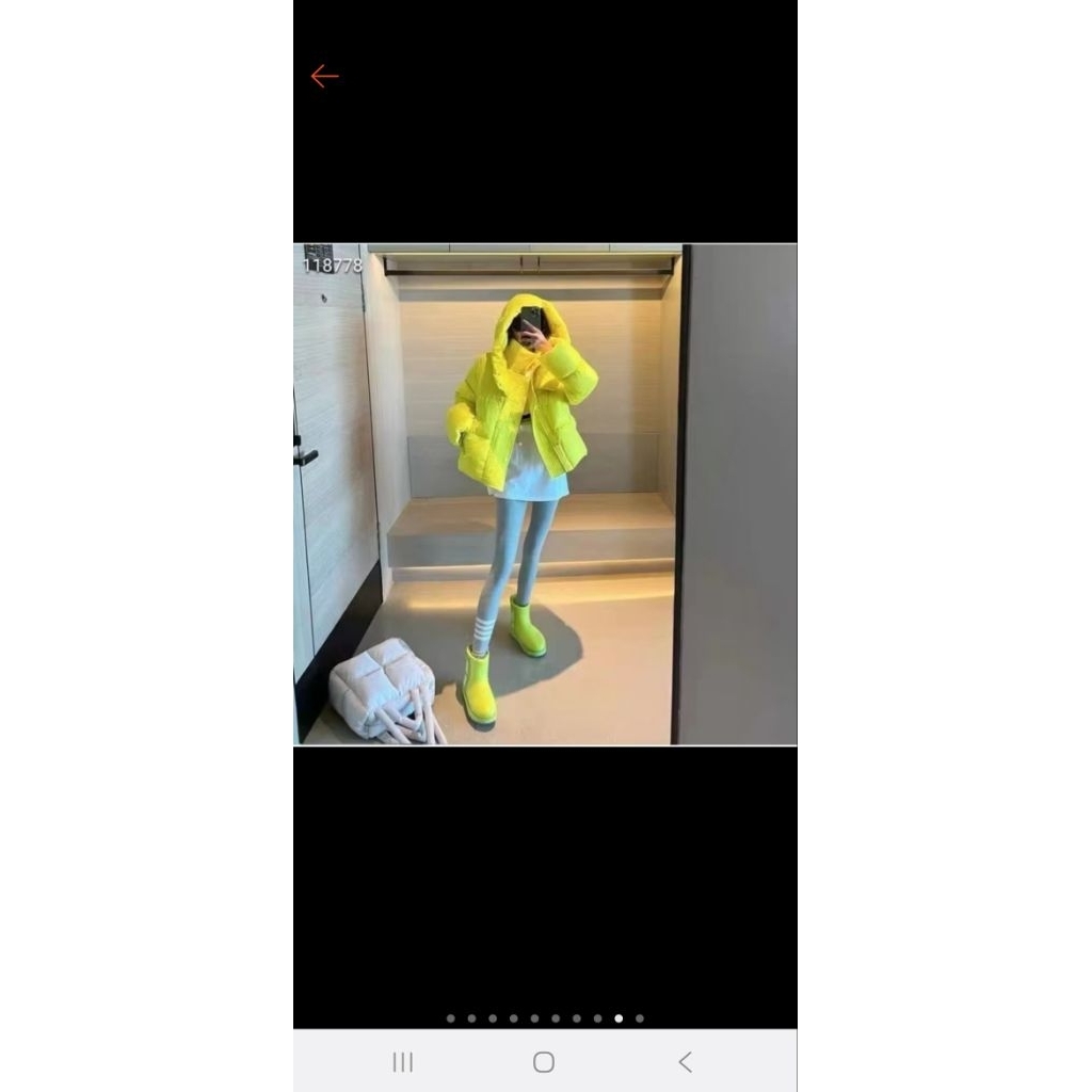 Women Winter Goose Down Padding Jacket Preloved (Preloved Jaket Musim Dingin) tahan minus 5