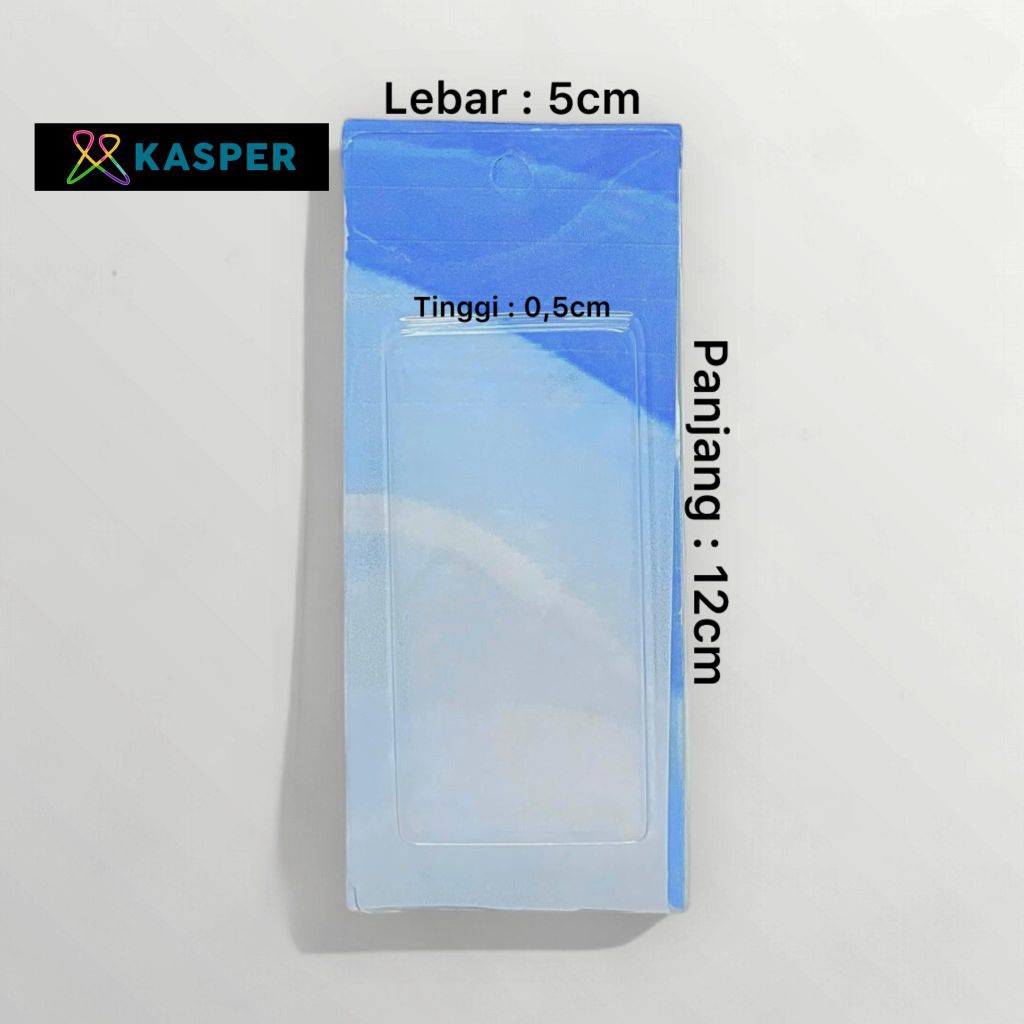 Mika Plastik/Blister Kotak 5x12x0.5cm