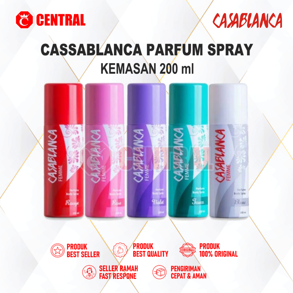 CASABLANCA PARFUM SPRAY 200ML