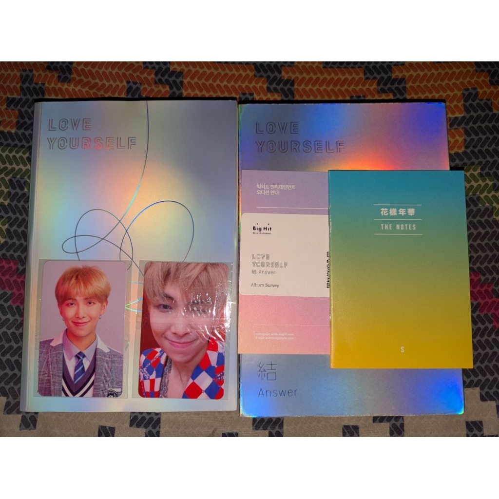 TAKE ALL UNSEALED FULLSET ALBUM LOVE YOURSELF ANSWER FULLSET // BTS LY ANSWER S version S ver. ALBUM