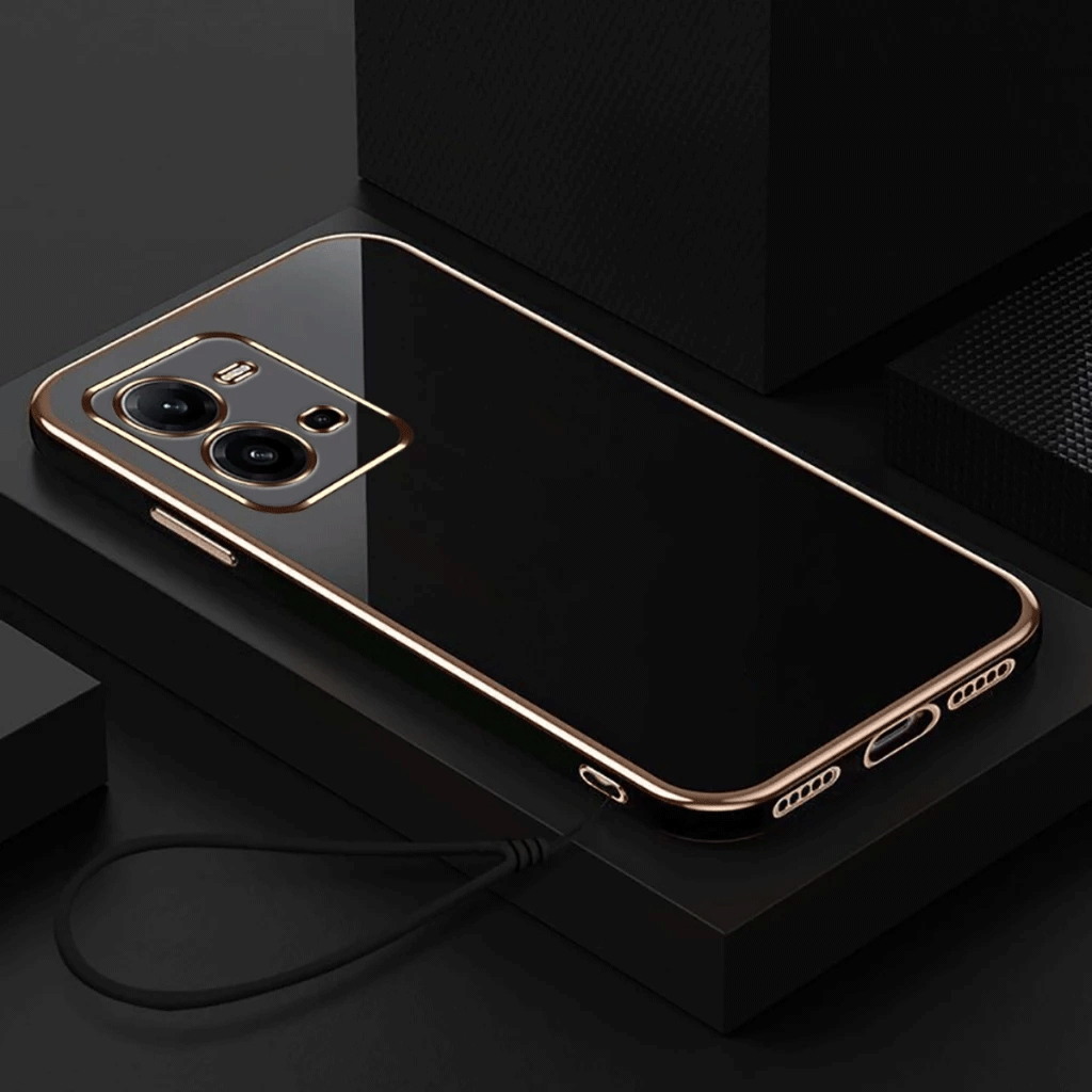 Case Vivo V25 V25e Softcase Silicon Plating Mewah