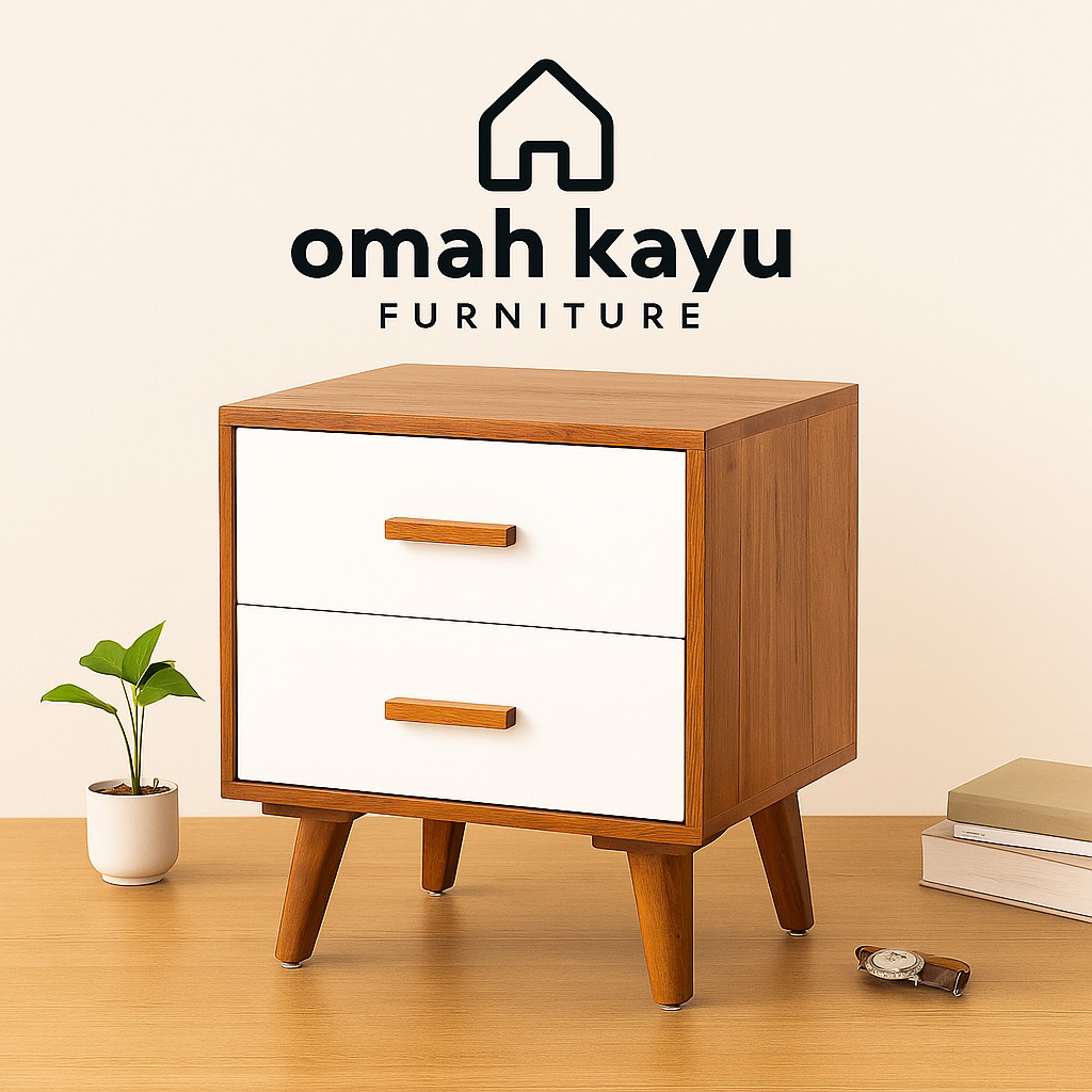 MEJA NAKAS KAYU JATI | MEJA SAMPING KAMAR TIDUR| LACI KAYU JATI | MEJA NAKAS MURAH