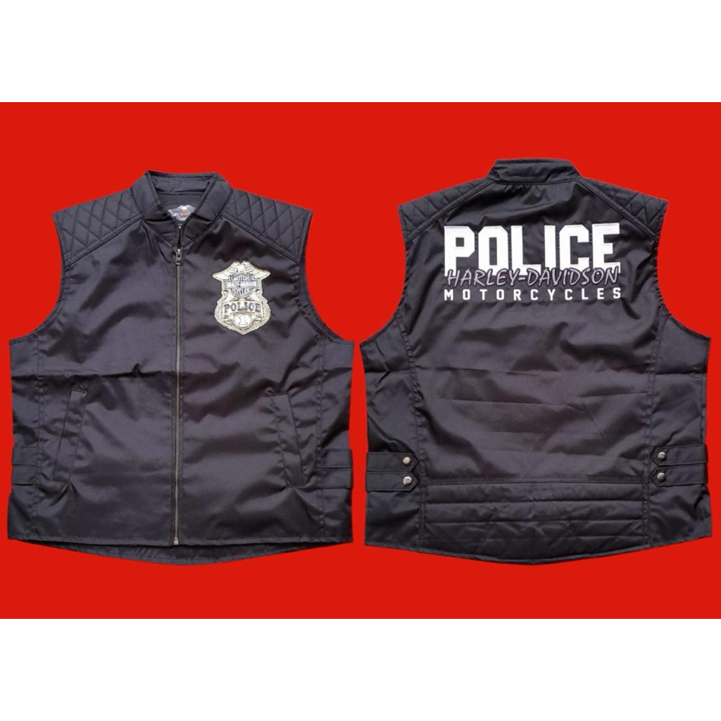 Rompi Vest Gortek Harley Davidson Police