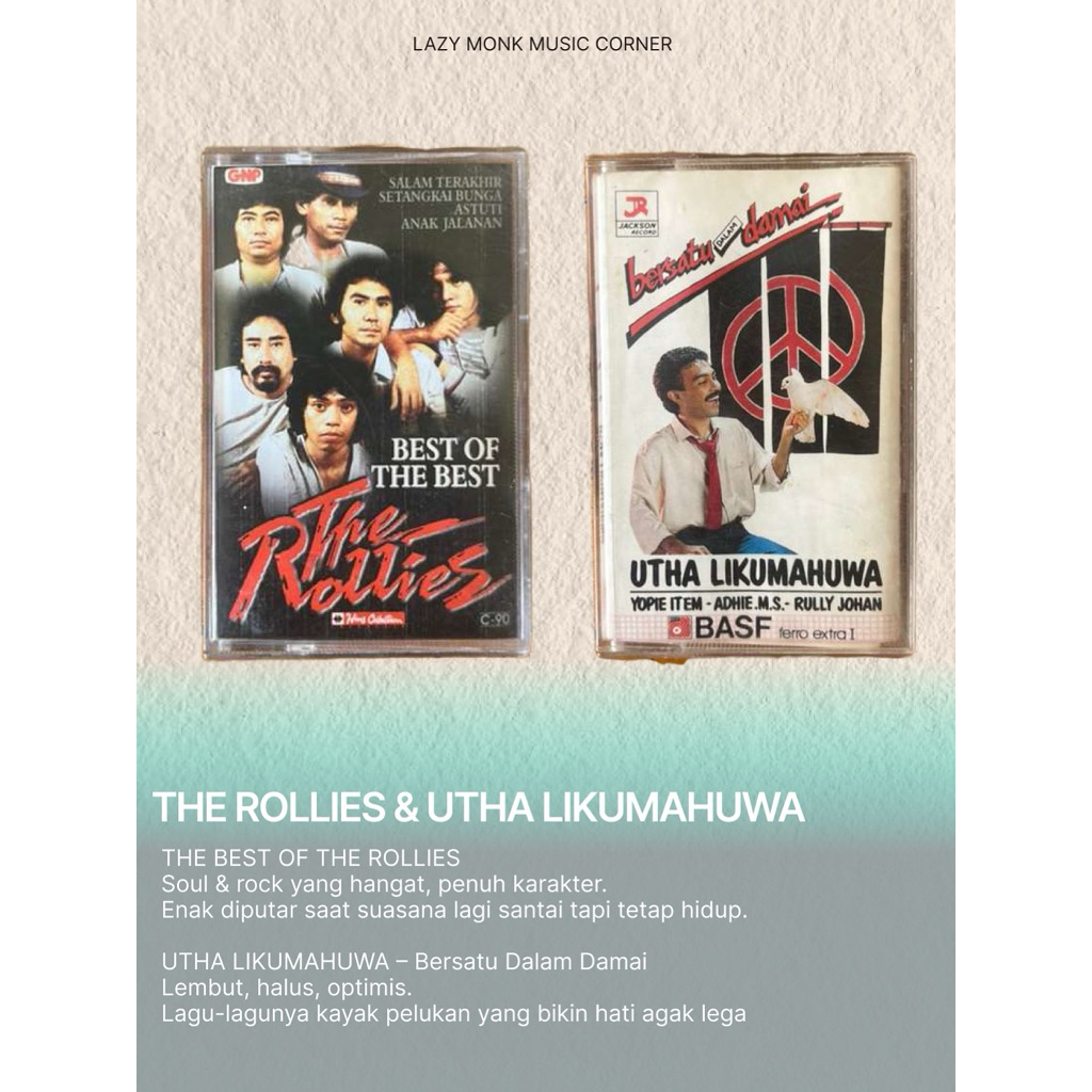 Kaset Pita The Rollies & Utha Likumahuwa