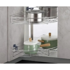 READY RAK PUTAR KITCHEN SET 180 DERAJAT - RAK DAPUR SUDUT PUTAR STAINLESS - 180°