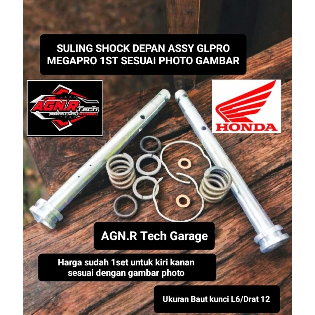 SULING SHOCK DEPAN ASSY GLPRO MEGAPRO 1ST SESUAI PHOTO GAMBAR