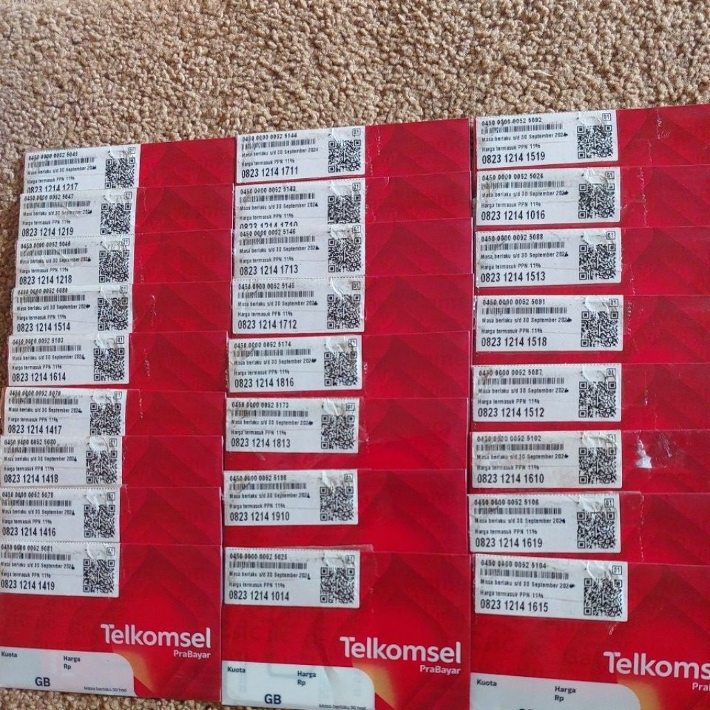 Nomor Cantik Telkomsel SUPER RAPI 0823 12141414