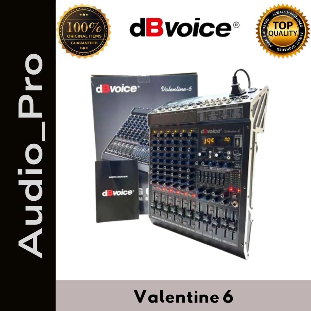 MIXER DB VOICE 6 CHANEL DB VOICE VALENTINE 6 ORIGINAL