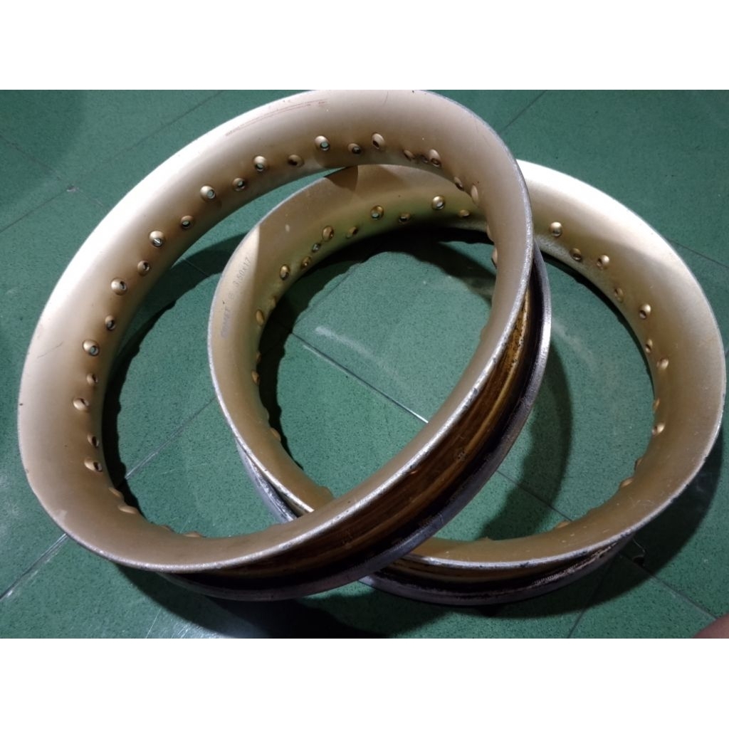 velg elmini COMET set depan belakang ukuran 250/17.300/17